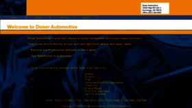 What Donerauto.com website looked like in 2020 (4 years ago)