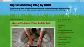 What Dsim-digital-marketing-blog.blogspot.com website looked like in 2020 (4 years ago)