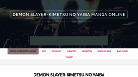 What Demonslayerkny-manga.com website looked like in 2020 (4 years ago)