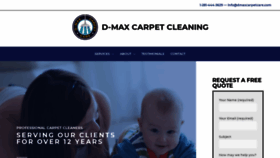 What Dmaxcarpetcare.com website looked like in 2020 (4 years ago)
