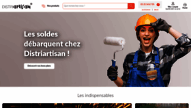 What Distriartisan.fr website looked like in 2020 (5 years ago)