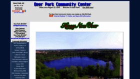 What Deerparkwi.org website looked like in 2020 (4 years ago)