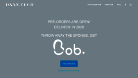 What Daan.tech website looked like in 2020 (6 years ago)