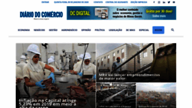 What Diariodocomercio.com.br website looked like in 2020 (6 years ago)