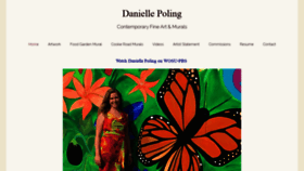 What Daniellepoling.com website looked like in 2020 (4 years ago)