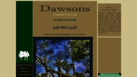 What Dawsontree.com website looked like in 2020 (4 years ago)