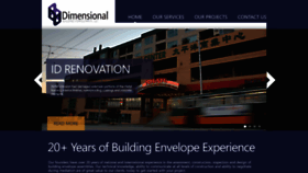 What Dimensionalbc.com website looked like in 2020 (4 years ago)