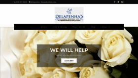 What Delapenhasfuneralservices.com website looked like in 2020 (4 years ago)