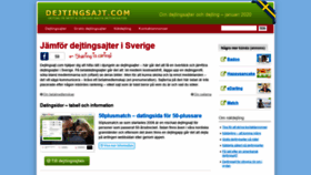 What Dejtingsajt.com website looked like in 2020 (4 years ago)