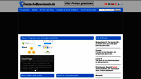 What Deutschedownloads.de website looked like in 2020 (4 years ago)