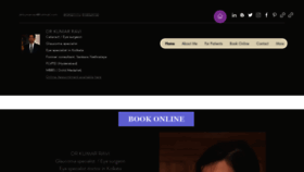 What Drkumarravi.com website looked like in 2020 (4 years ago)