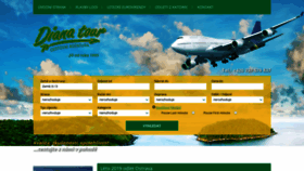 What Dianatour.cz website looked like in 2020 (4 years ago)