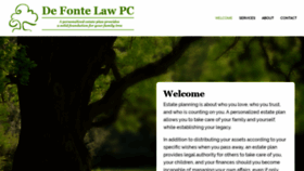 What Defontelaw.com website looked like in 2020 (4 years ago)
