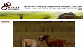 What Double8alpacas.com website looked like in 2020 (4 years ago)