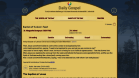 What Dailygospel.org website looked like in 2020 (4 years ago)