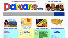 What Daycare.com website looked like in 2020 (4 years ago)