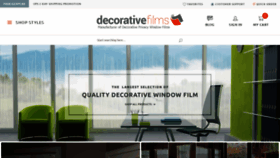 What Decorativefilm.com website looked like in 2020 (5 years ago)