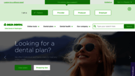 What Deltadentalwa.com website looked like in 2020 (4 years ago)