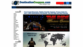 What Destinationcoupons.com website looked like in 2020 (4 years ago)