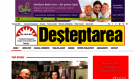 What Desteptarea.ro website looked like in 2020 (4 years ago)