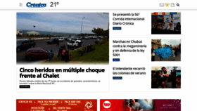 What Diariocronica.com.ar website looked like in 2020 (4 years ago)