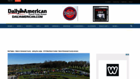 What Dailyamerican.com website looked like in 2020 (4 years ago)