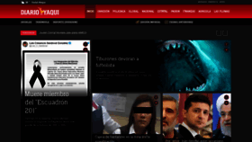 What Diariodelyaqui.mx website looked like in 2020 (4 years ago)
