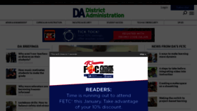 What Districtadministration.com website looked like in 2020 (4 years ago)
