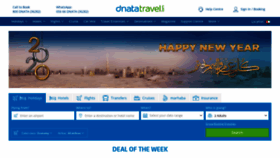 What Dnatatravel.com website looked like in 2020 (4 years ago)