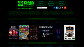 What Dnalounge.com website looked like in 2020 (4 years ago)