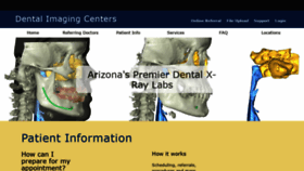 What Dentalimagingcenter.com website looked like in 2020 (4 years ago)