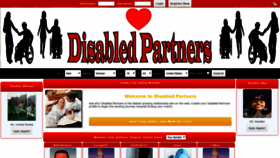 What Disabledpartners.com website looked like in 2020 (4 years ago)