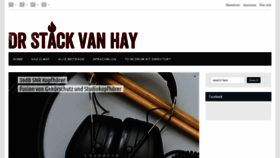 What Drsvanhay.de website looked like in 2020 (6 years ago)