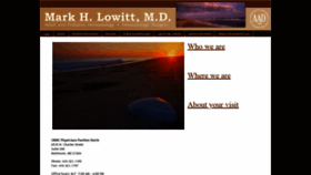 What Drmarklowitt.com website looked like in 2020 (4 years ago)