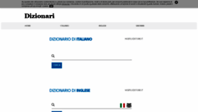 What Dizionari.repubblica.it website looked like in 2020 (4 years ago)
