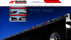 What Docksidetrailers.com website looked like in 2020 (4 years ago)