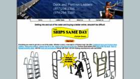 What Dockandpontoonladders.com website looked like in 2020 (4 years ago)