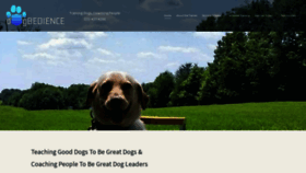 What Dogbedience.com website looked like in 2020 (4 years ago)