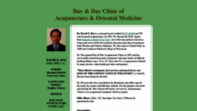 What Drdaiacupuncture.com website looked like in 2020 (4 years ago)