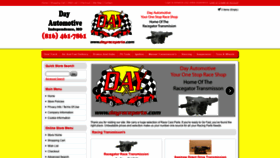 What Dayraceparts.com website looked like in 2020 (4 years ago)