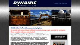 What Dynamic-helical.com website looked like in 2020 (4 years ago)