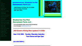 What Dannemannms.net website looked like in 2020 (4 years ago)