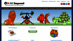 What Disc-empower.com website looked like in 2020 (4 years ago)