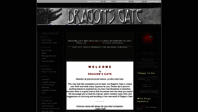 What Dragons-gate.com website looked like in 2020 (4 years ago)