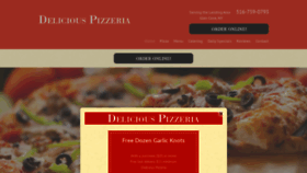 What Deliciouspizzeria.net website looked like in 2020 (4 years ago)