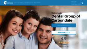 What Dentalgroupcarbondale.com website looked like in 2020 (4 years ago)