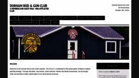 What Durhamrodandgunclub.org website looked like in 2020 (5 years ago)