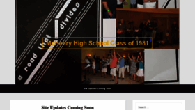 What D156class1981.org website looked like in 2020 (4 years ago)