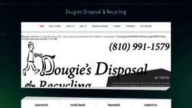 What Dougiesdisposal.com website looked like in 2020 (4 years ago)