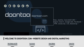 What Doontoon.com website looked like in 2020 (4 years ago)